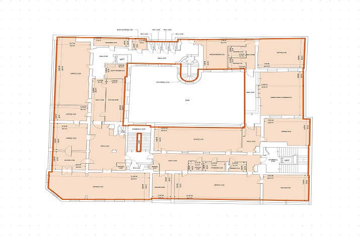 RICS-compliant floorplan verified by Stak, illustrating accurate building measurements and spatial data